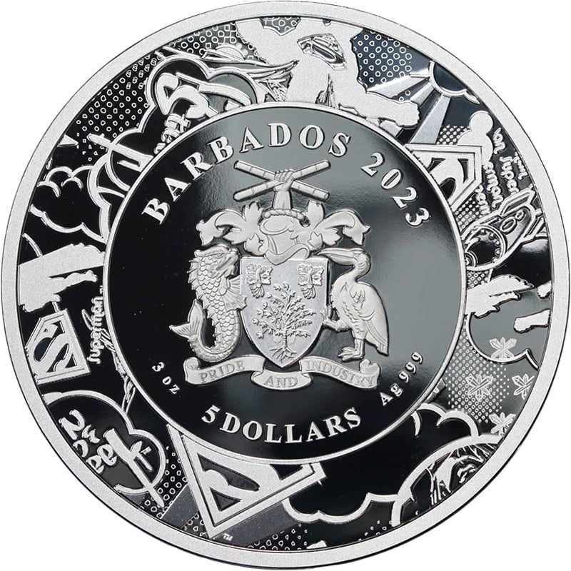 2023 BARBADOS SILVER SUPERMAN - 2