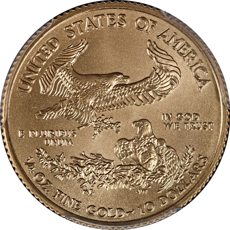 2016 GOLD AMERICAN EAGLE $10 - 2