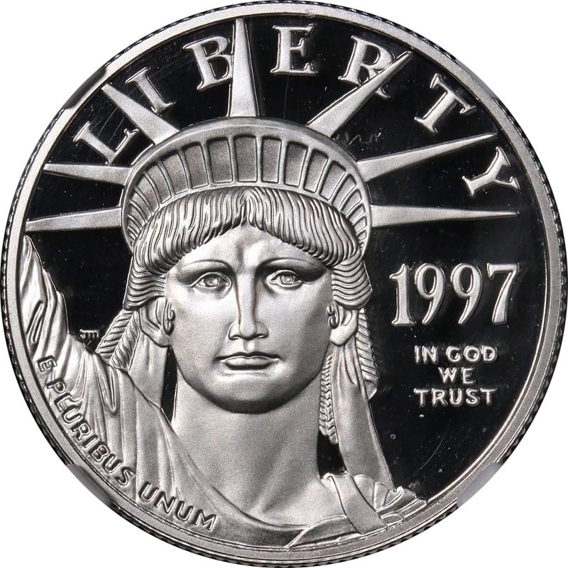 1997-W PLATINUM AMERICAN EAGLE $50 (1 of 2)