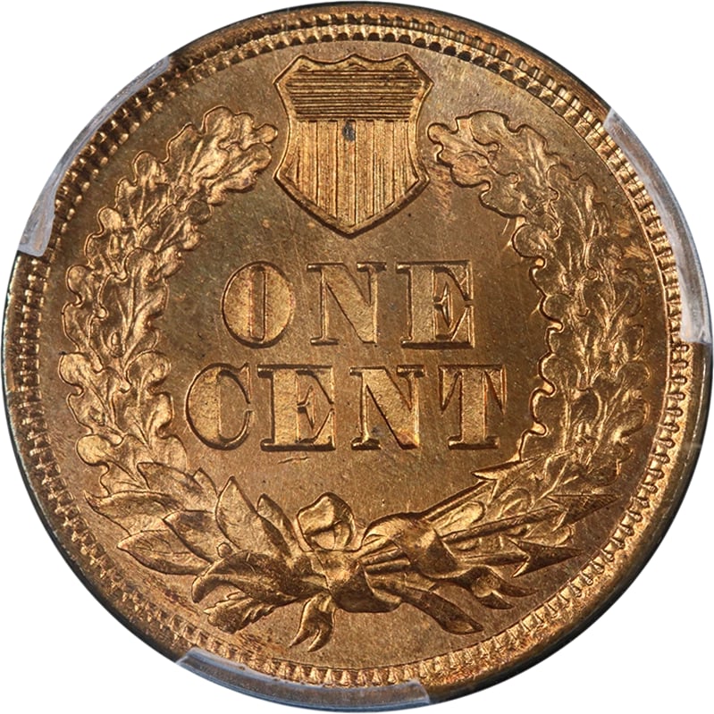 1864 INDIAN CENT BRONZE - 2