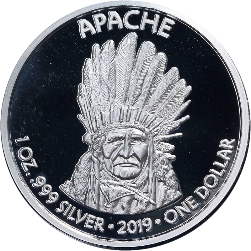 NATIVE AMERICAN SILVER DOLLAR COLLECTION: Native American Silver Dollar Collection Year: None Fineness: 0.999 Composition: Silver Denomination: None Country of Origin: United States Accessories: None Accessories Notice: When purch