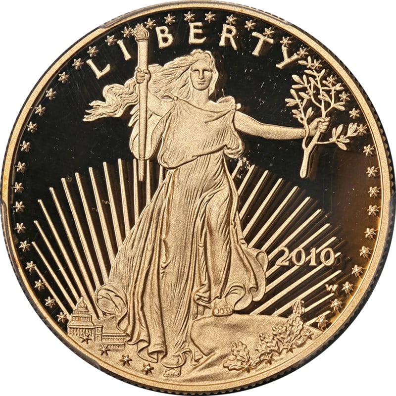 2010-W GOLD AMERICAN EAGLE $50 (1 of 2)
