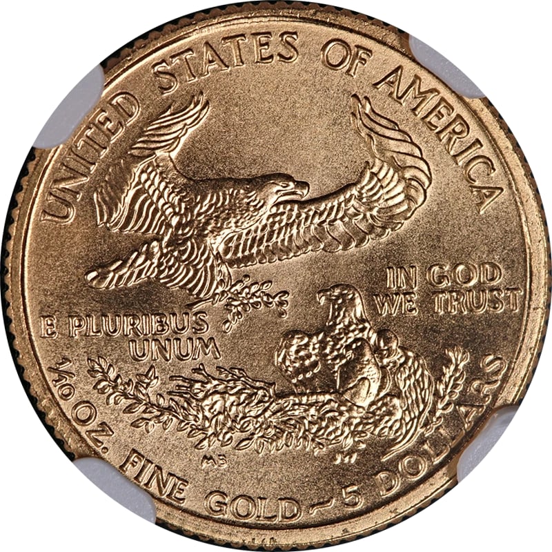 1994 GOLD AMERICAN EAGLE $5 - 2