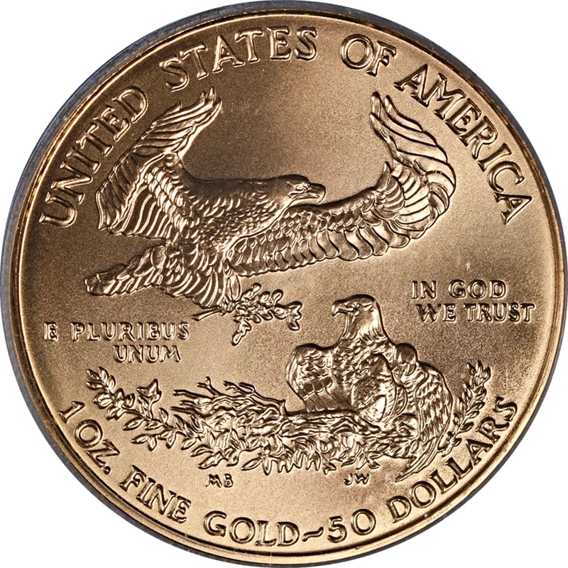 2000 GOLD AMERICAN EAGLE $50 - 2