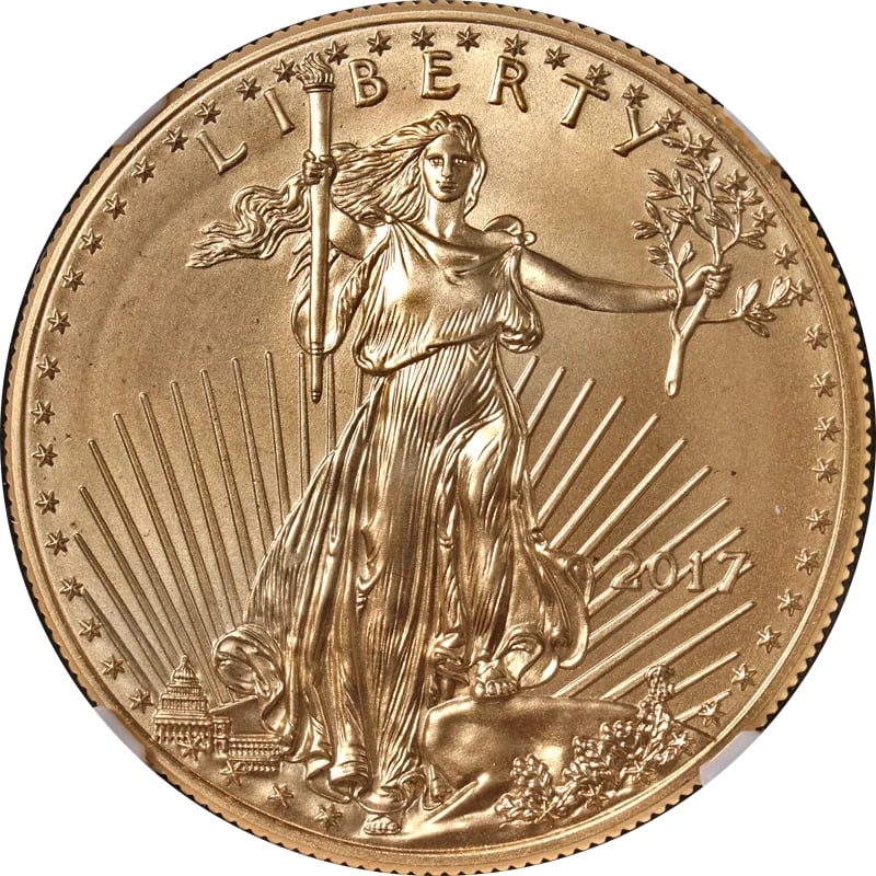 2017 GOLD AMERICAN EAGLE (1 of 2)