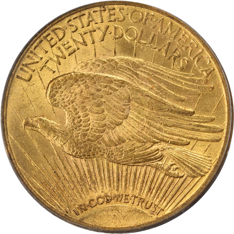 1914-P SAINT-GAUDENS GOLD $20 - 2