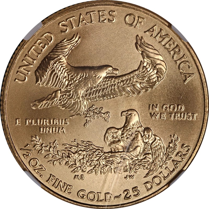 2011 GOLD AMERICAN EAGLE $25 - 2