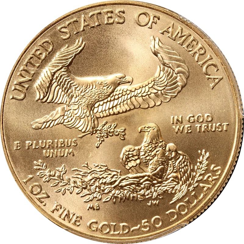 2016 GOLD AMERICAN EAGLE $50 - 2