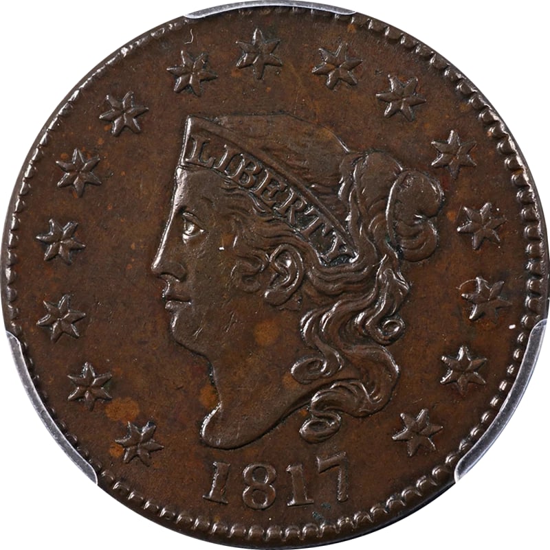 1817 LARGE CENT 15 STARS (1 of 2)