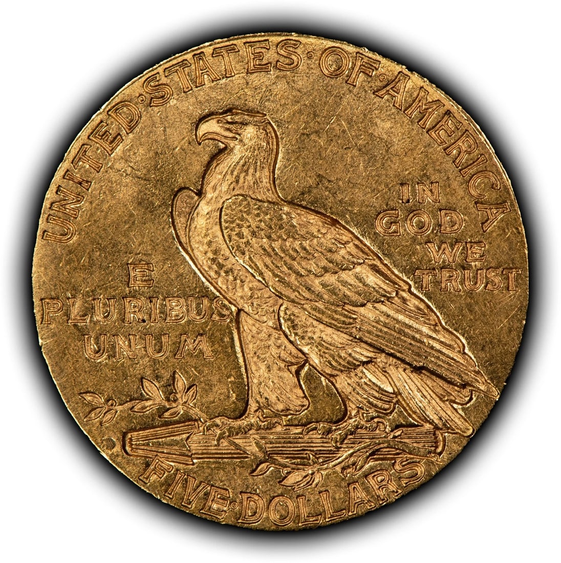 1909-D G$5 INDIAN HEAD GOLD HALF EAGLE - 2