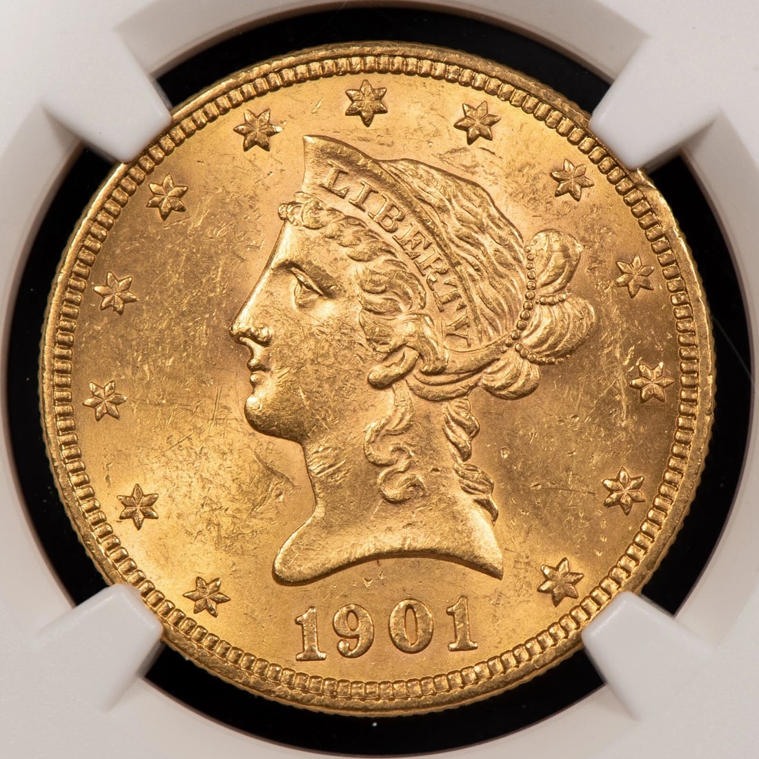 1901 G$10 LIBERTY HEAD GOLD EAGLE - 2