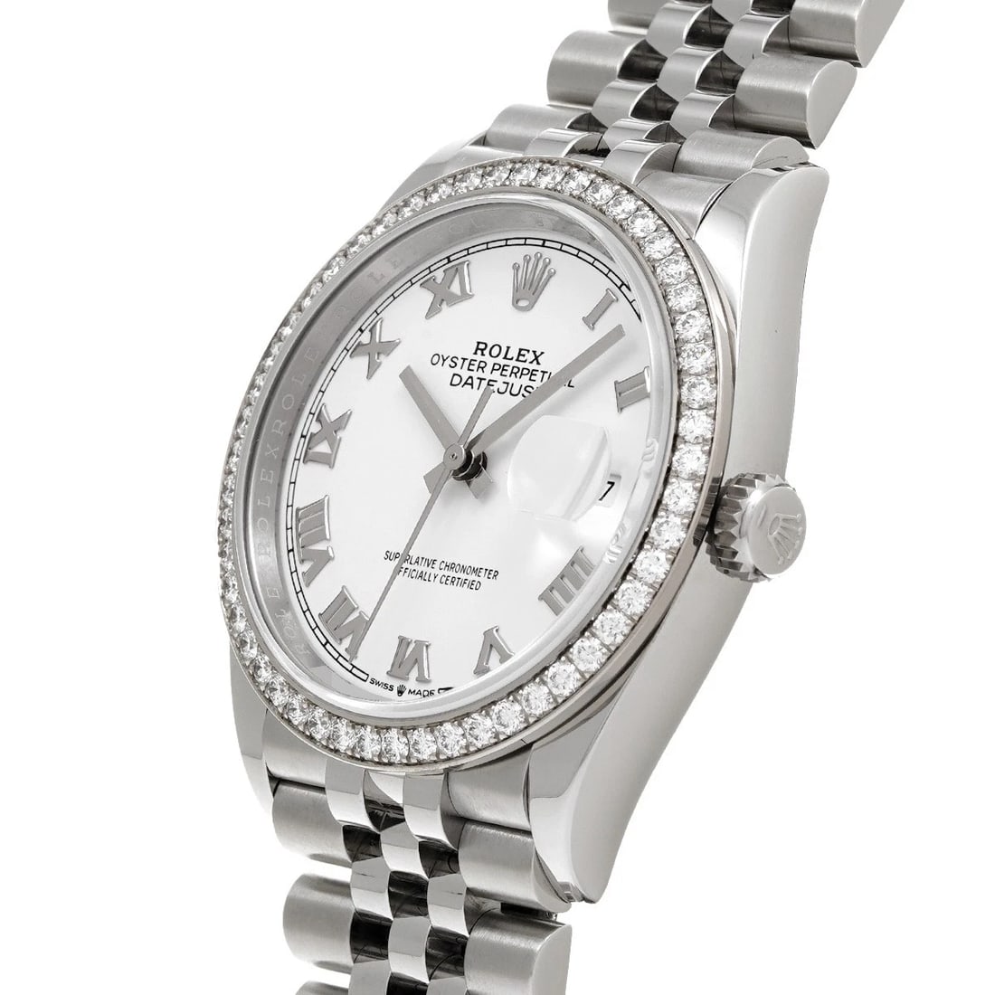 ROLEX WHITE WATCH - 2