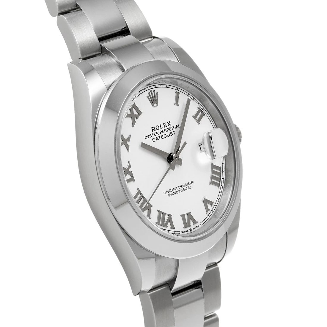 ROLEX WHITE WATCH - 3