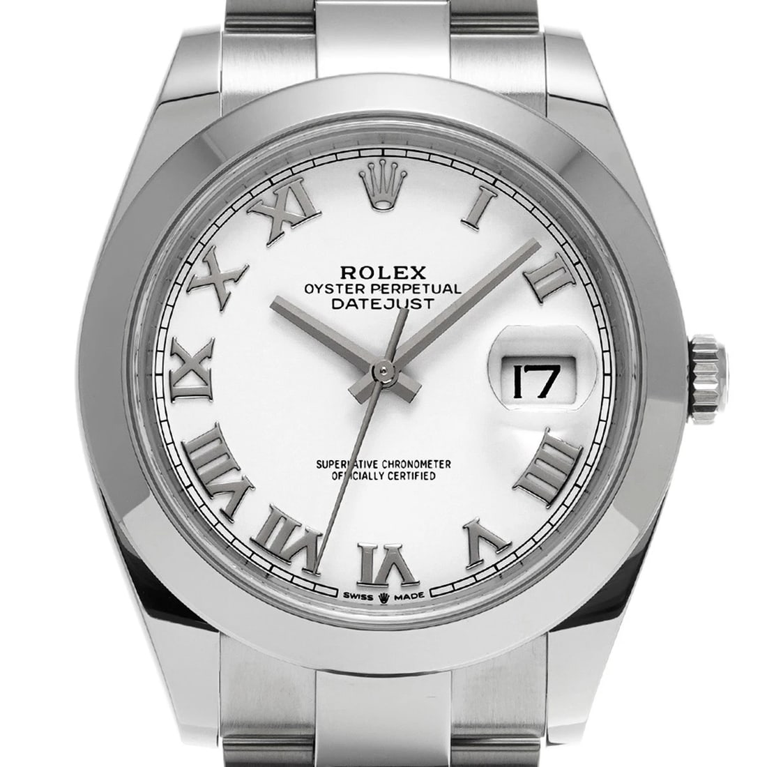 ROLEX WHITE WATCH - 4
