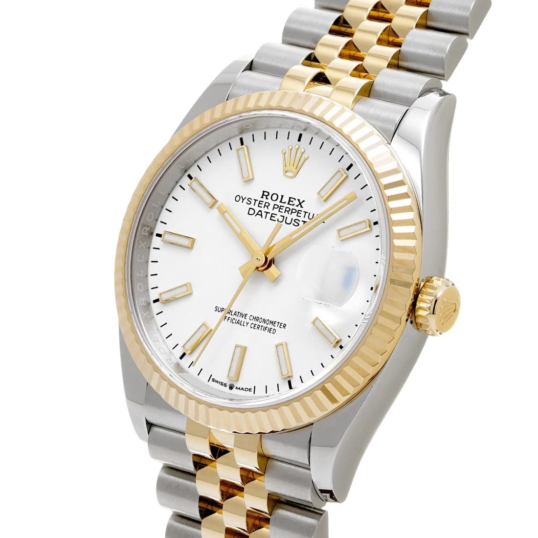 ROLEX WHITE WATCH - 2