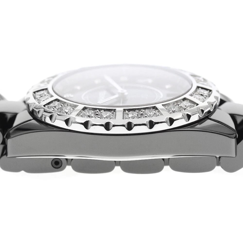 CHANEL J12 DIAMOND BEZEL QUARTZ WATCH - 5