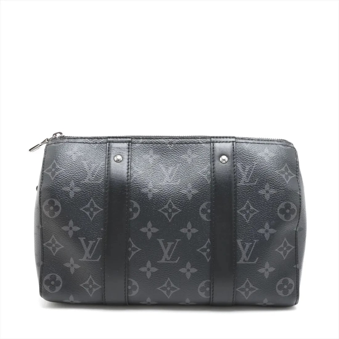 LOUIS VUITTON MONOGRAM ECLIPSE CITY KEEPALL BLACK - 2
