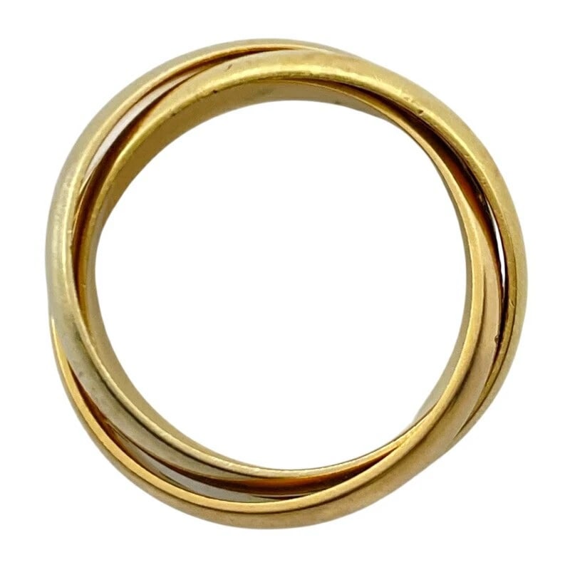 CARTIER TRINITY RING 18K PG/WG - 2