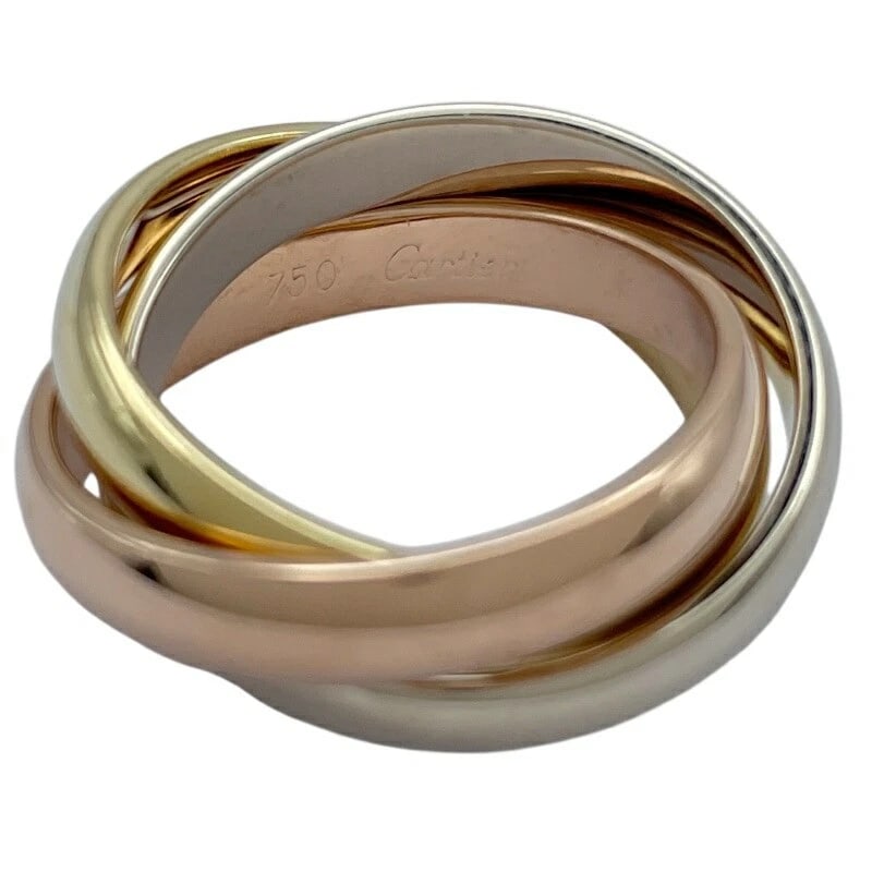 CARTIER TRINITY RING 18K WG/PG - 2