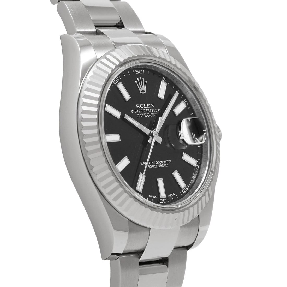 ROLEX DATEJUSTBLACK WATCH - 3
