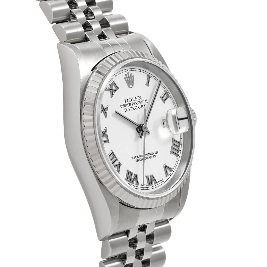 ROLEX WHITE WATCH - 3