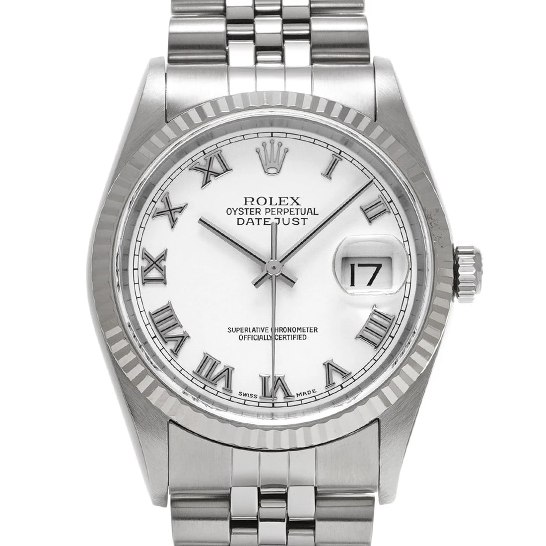 ROLEX WHITE WATCH - 4