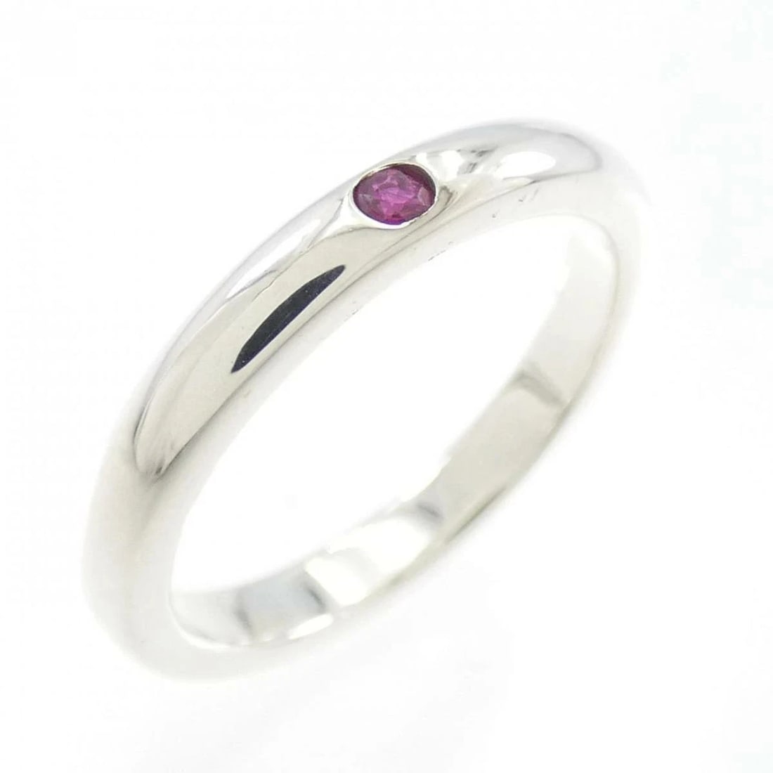 TIFFANY SILVER RING RUBY BAND JEWELRY RETRO: Tiffany Silver Ring Ruby Band Jewelry Retro Brand: Tiffany & Co. Type/Style: Ring Material: SV925, Main Stone/Creation Ruby Color: Silver Size: US 7.0 Accessories: None Accessories Notice: