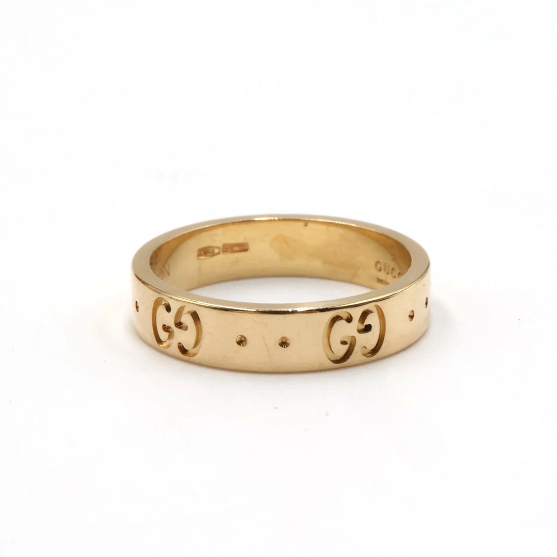 GUCCI K18 GG ICON RING - 2