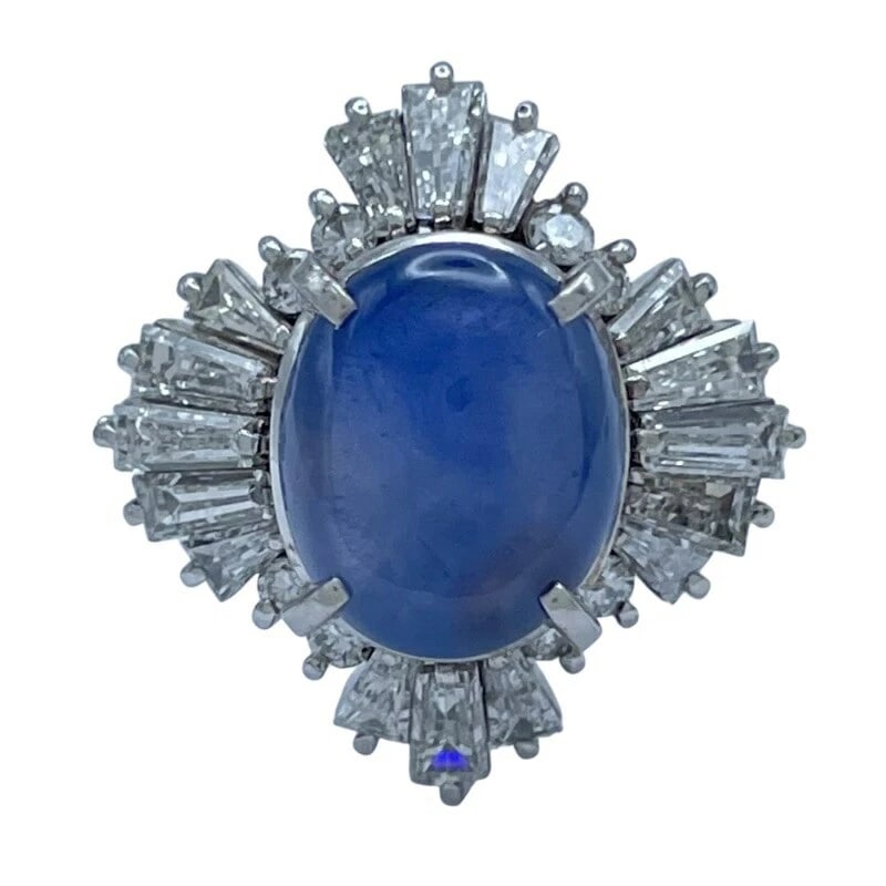 SAPPHIRE RING PLATINUM PT900: Sapphire Ring Platinum Pt900 Brand: Unbranded Type/Style: Ring Material: Pt900, Color: Platinum Size: US 8 Accessories: None Accessories Notice: When purchasing pre-owned goods, please refer to the
