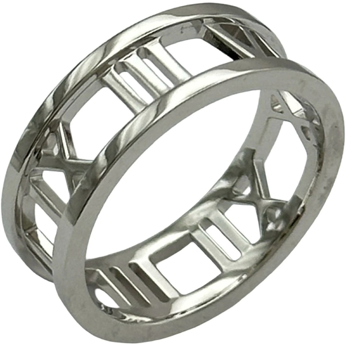 TIFFANY & CO. ATLAS OPEN RING WHITE GOLD 18K: Tiffany & Co. Atlas Open Ring White Gold 18K Brand: Tiffany & Co. Type/Style: Ring Material: 750, Color: White Gold Size: US 6 Accessories: None Accessories Notice: When purchasing pre-own