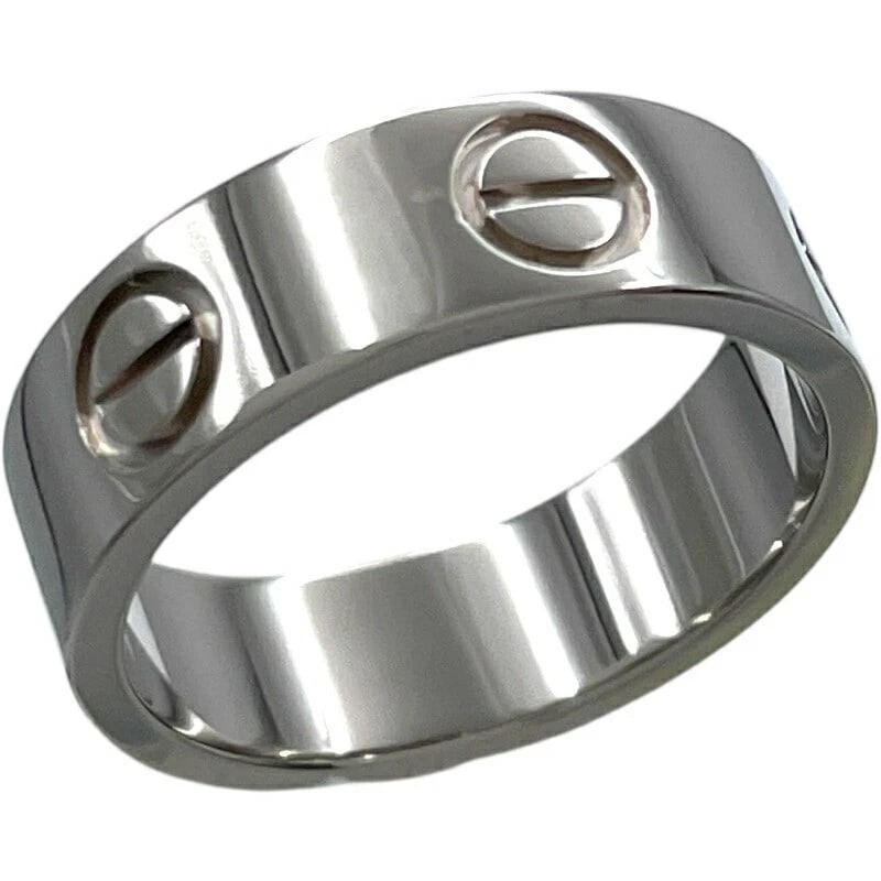 CARTIER CARTIER LOVE RING WHITE GOLD 18K: Cartier Cartier Love Ring White Gold 18K Brand: Cartier Type/Style: Ring Material: Au750, Color: White Gold Size: US 4.5 Accessories: None Accessories Notice: When purchasing pre-owned goods, please