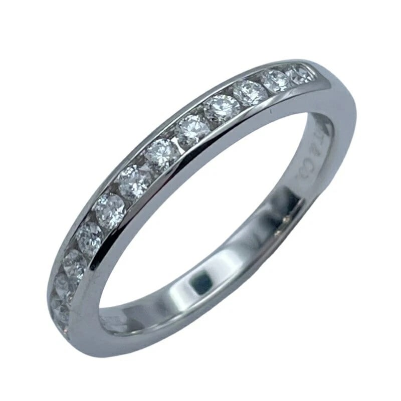 TIFFANY & CO. HALF CIRCLE RING PLATINUM PT950: Tiffany & Co. Half Circle Ring Platinum Pt950 Brand: Tiffany & Co. Type/Style: Ring Material: Pt950, Color: Platinum Size: US 4 Accessories: None Accessories Notice: When purchasing pre-owned goods,