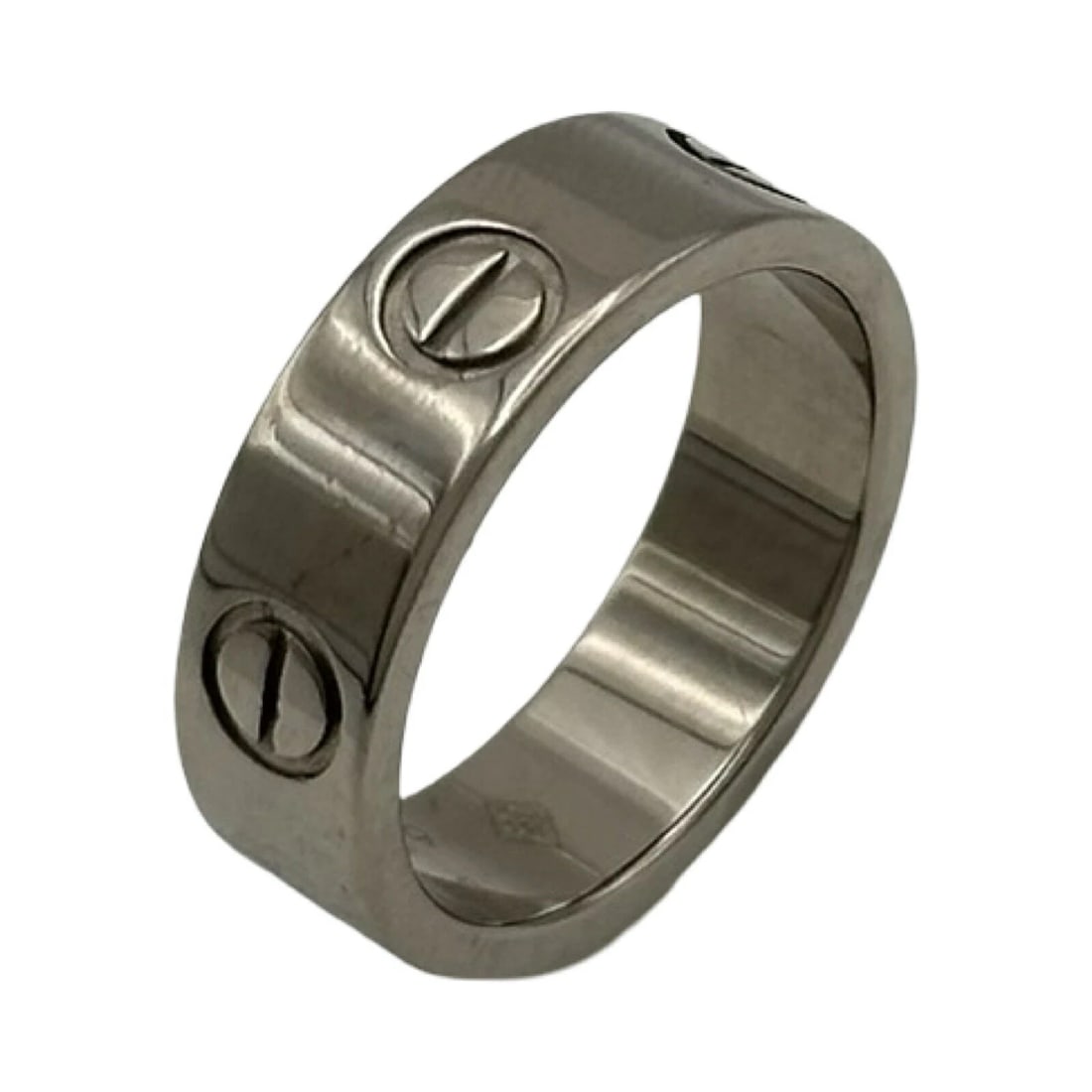 CARTIER CARTIER LOVE RING WHITE GOLD 18K: Cartier Cartier Love Ring White Gold 18K Brand: Cartier Type/Style: Ring Material: 750, Color: White Gold Size: US 5 Accessories: None Accessories Notice: When purchasing pre-owned goods, please