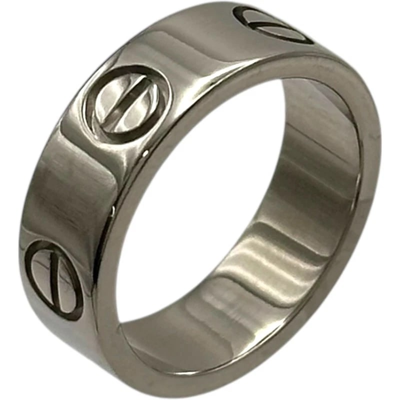 CARTIER LOVE RING WHITE GOLD 18K: Cartier Love Ring White Gold 18K Brand: Cartier Type/Style: Ring Material: 750, Color: White Gold Size: US 4.5 Accessories: None Accessories Notice: When purchasing pre-owned goods, please refer to