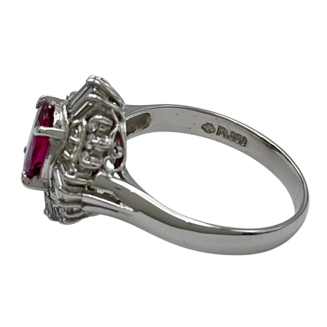 RUBY RING PLATINUM PT850 - 2