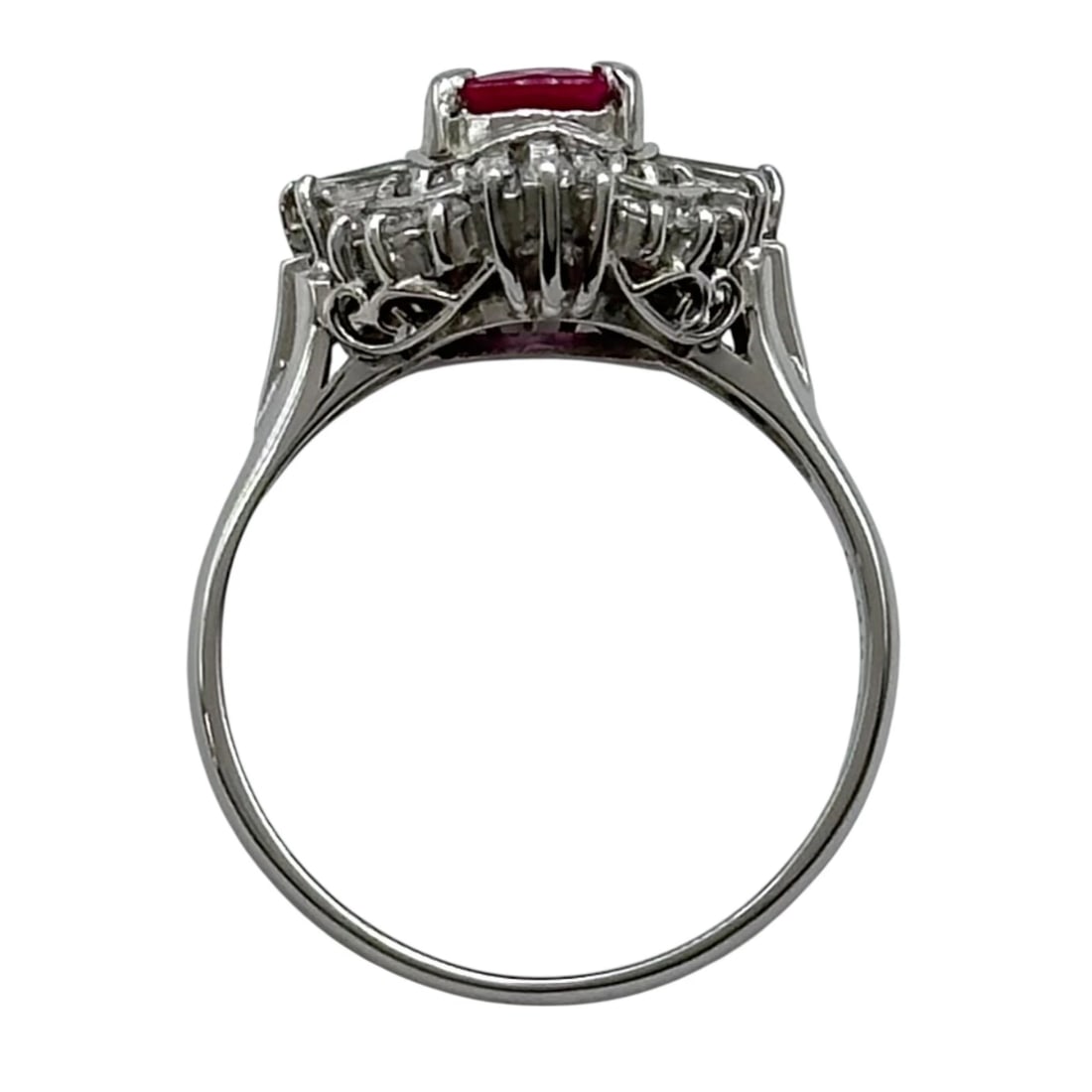 RUBY RING PLATINUM PT850 - 3