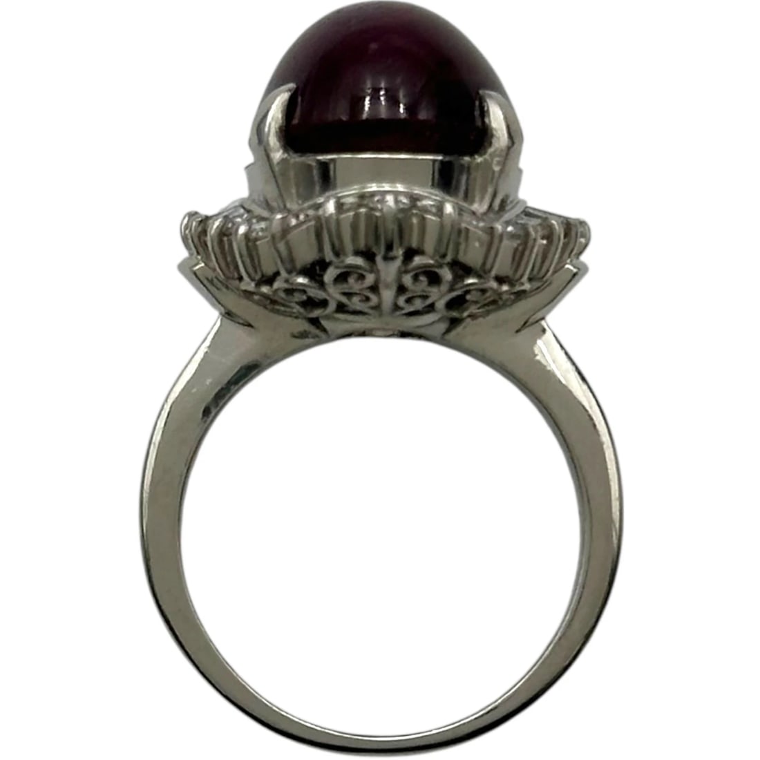 STAR RUBY NON-HEATING RING PLATINUM PT900 - 2