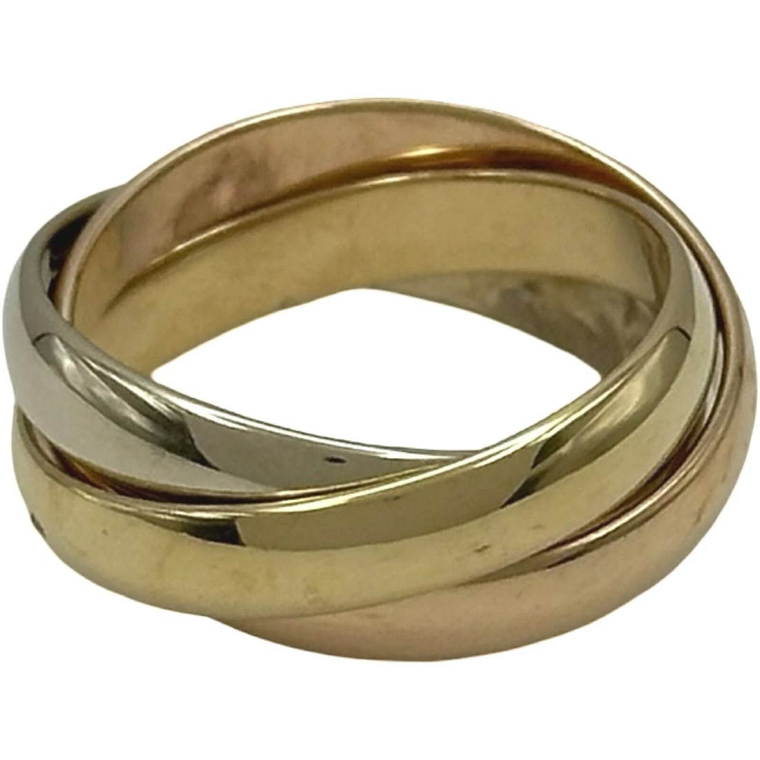CARTIER TRINITY RING 18K PG/WG - 2