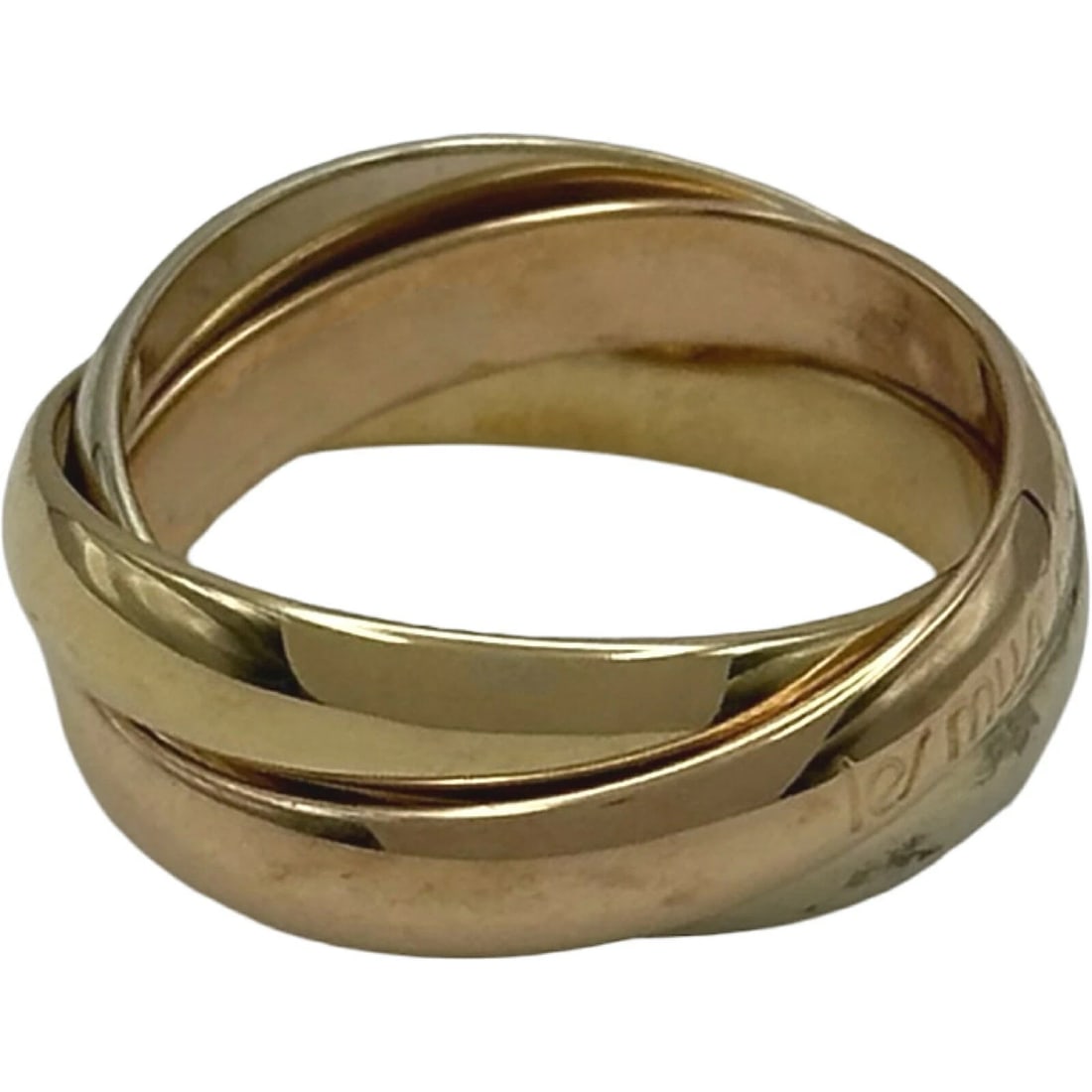 CARTIER TRINITY RING 18K PG/WG - 3