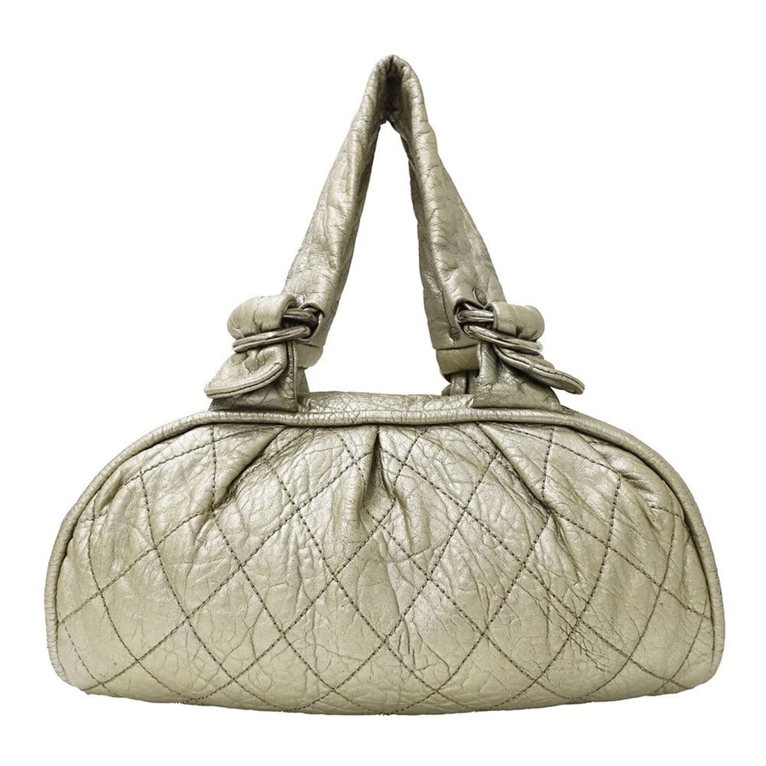 CHANEL HANDBAG FOR WOMEN, BRAND NAME, WILD STITCH LEATHER: Chanel handbag for women, brand name, wild stitch leather Brand: Chanel Type/Style: Handbag Material: Leather Color: Champagne gold Size: (HxWxD) 20cm x 33cm x 18cm / 7.87'' x 12.99'' x 7.08'' Acc