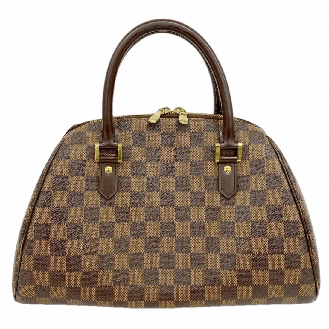 LOUIS VUITTON DAMIER RIVERA MM HANDBAG EBENE (1 of 6)