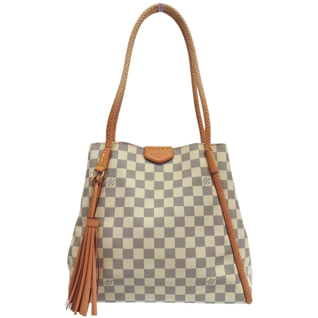 LOUIS VUITTON DAMIER AZUR PROPRIANO TOTE BAG: Louis Vuitton Damier Azur Propriano Tote Bag Brand: Louis Vuitton Type/Style: Tote bag Material: Damier Azur Color: Damier Azur Size: (HxWxD) 28cm x 31.5cm x 16cm / 11.02'' x 12.4'' x 6.29'' Handle Le