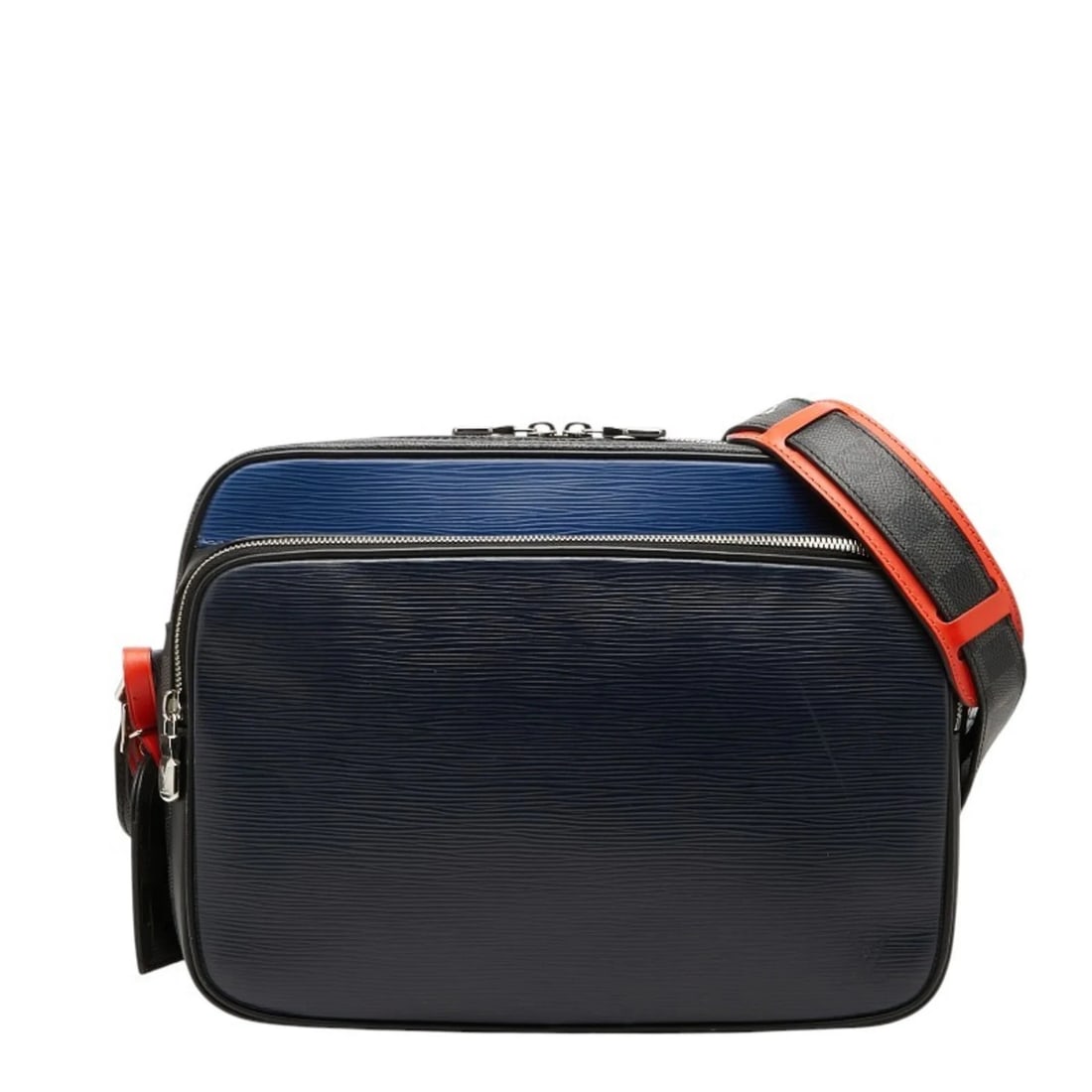 LOUIS VUITTON EPI X DAMIER GRAPHITE NILE NM CROSSBODY SHOULDER BAG: Louis Vuitton Epi x Damier Graphite Nile NM Crossbody Shoulder Bag Brand: Louis Vuitton Type/Style: Shoulder bag Material: PVC , Leather Color: Blue Oxford, Navy Blue Size: (HxWxD) 23cm x 30cm x 9cm /