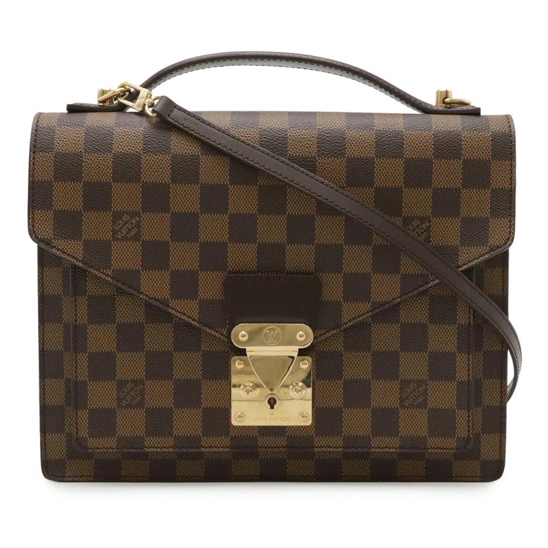 LOUIS VUITTON DAMIER MONCEAU HANDBAG, SECOND BAG, SHOULDER SPECIAL (1 of 5)