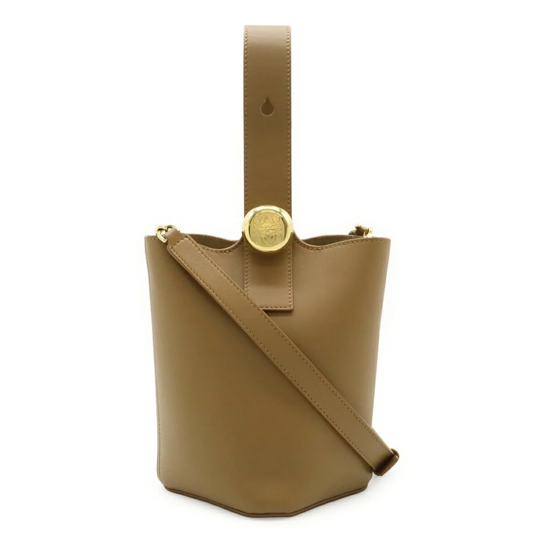 LOEWE PEBBLE BUCKET BAG MINI HANDBAG SHOULDER SMOOTH CALF LEATHER (1 of 4)