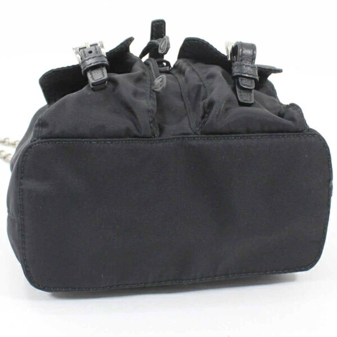 PRADA SHOULDER BAG MINI BACKPACK NYLON BLACK - 6
