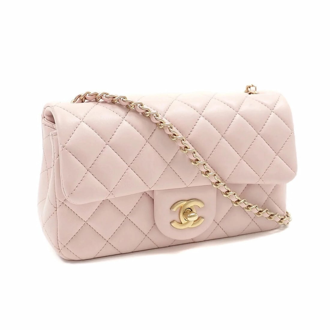 CHANEL CHAIN SHOULDER BAG MINI MATELASSE COCO BALL PINK (1 of 2)