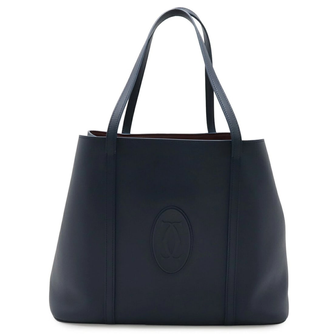 CARTIER MUST LINE DE TOTE BAG SHOULDER LEATHER BLUE: Cartier Must Line de Tote Bag Shoulder Leather Blue Brand: Cartier Type/Style: Shoulder bag, Tote bag Material: Leather Color: Blue Size: (HxWxD) 27cm x 34cm x 15.5cm / 10.62'' x 13.38'' x 6.1'' A