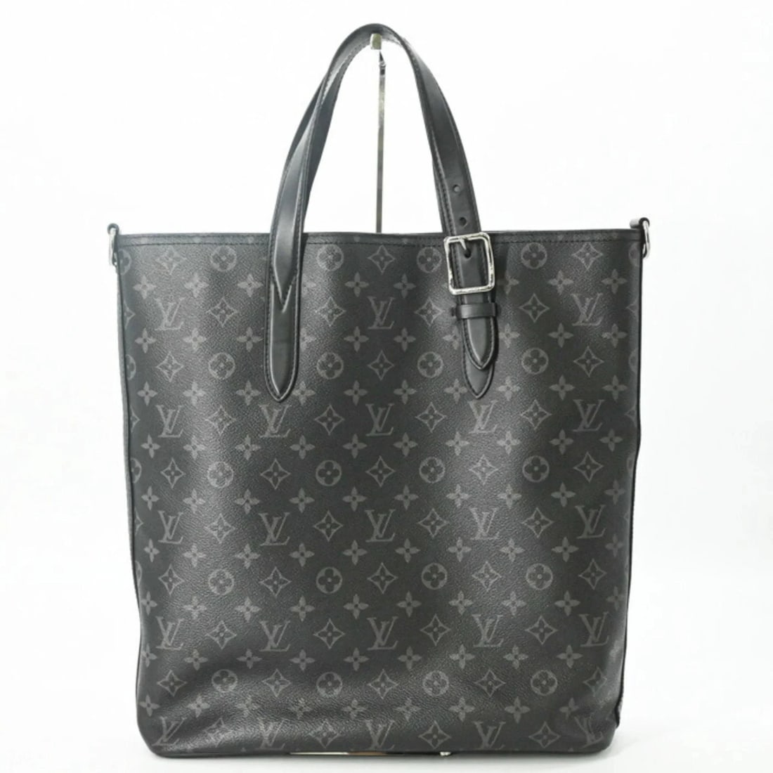 LOUIS VUITTON APOLLO TOTE BAG MONOGRAM ECLIPSE SHOULDER BLACK - 2