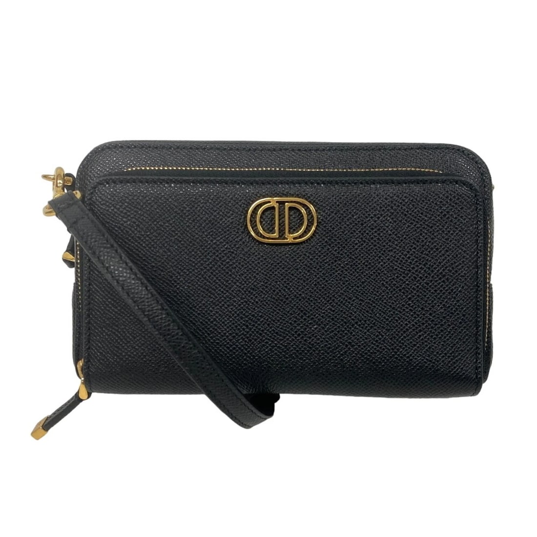 CHRISTIAN DIOR CARO SHOULDER BAG IN BLACK: Christian Dior Caro Shoulder Bag in Black Brand: Christian Dior Type/Style: Shoulder bag Material: Leather Color: Black Size: (HxWxD) 11cm x 19cm x 4.5cm / 4.33'' x 7.48'' x 1.77'' Accessories: No